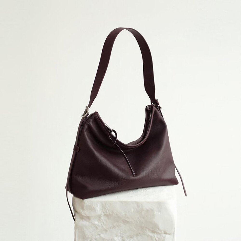 Brown Leather Shoulder Bag NWOT